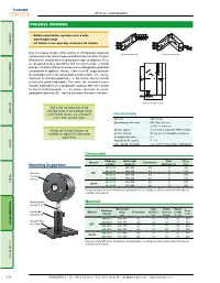 FRESNEL RHOMBS Mounted Unmounted Mounting Suggestion