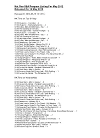 Nat Geo SEA Program Listing for May 2012 Released on 15 May 2012