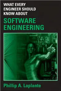 What Every Engineer Should Know About Software Engineering