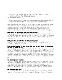 Checking in with Lana Parrilla: Making Magic from Brooklyn to Storybrooke by Anna Ruth Ramos