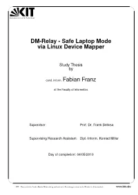 DM-Relay - Safe Laptop Mode Via Linux Device Mapper