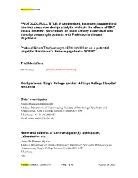 Name and Address of the Sponsor and Monitor
