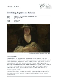 Online Course Description