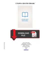 |||GRATIS||| Utopia Ebook