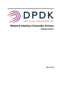 Network Interface Controller Drivers Release 20.02.1