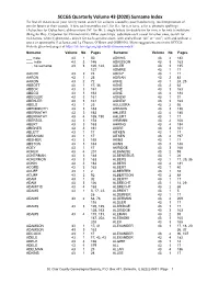 Surname Index to Find All Instances of Your Family Name, Search for Variants Caused by Poor Handwriting, Misinterpretation of Similar Letters Or Their Sounds
