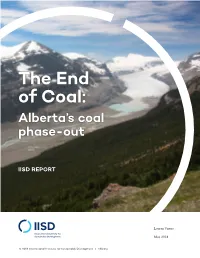 The End of Coal: Alberta's Coal Phase-Out
