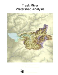 Trask River Watershed Analysis