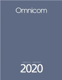 2020 Annual Report to Shareholders and Our 2020 Annual Report on Form 10-K, Or 2020 10-K