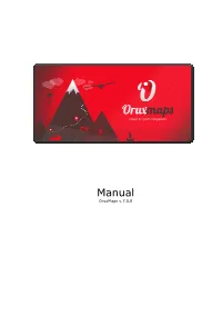 Manual Oruxmaps V.7.0.0