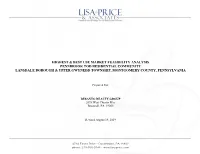 Market Studies Have Been Conducted For: D.R