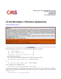 On the Bicomplex K-Fibonacci Quaternions