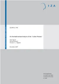 On the Multivariate Analysis of the “Lisbon Process”