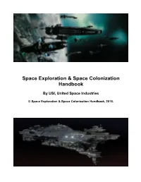 Space Exploration & Space Colonization Handbook