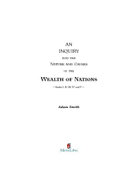 The Wealth of Nations by Adam Smith