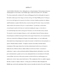 Under Ages. Middle Late to Early the from Synagoga and Ecclesia Of