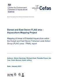 Aquaculture Mapping Report