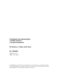 Participation and Representation in ATSIC Elections: a Ten-Year Perspective