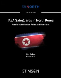 IAEA Safeguards in North Korea Possible Verification Roles and Mandates