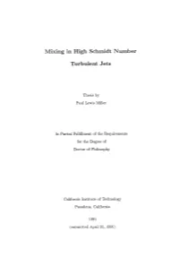 Mixing in High Schmidt Number Turbulent Jets Differs from Gas-Phase