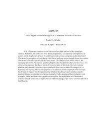 Thesis Abstract Final