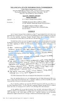 3005/SIC-GSN/2019 Dated: 29-06-2020