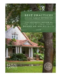 Best Practices Single-Family Residences