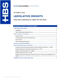 Legislative Insights