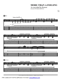 “More Than a Feeling” (PDF)