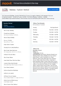 136 Bus Time Schedule & Line Route