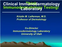 Think Clinical Immunodermatology Laboratory
