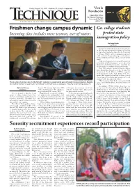 Freshmen Change Campus Dynamic Ga