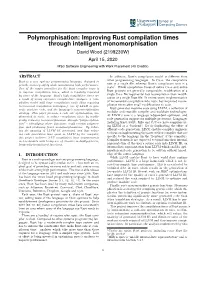 Polymorphisation: Improving Rust Compilation Times Through