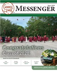 Congratulations Class of 2020!