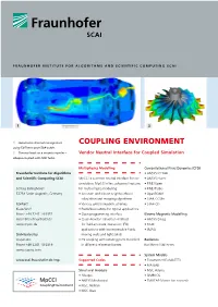 COUPLING ENVIRONMENT Using Taitherm and STAR-CCM+