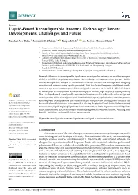 Liquid-Based Reconfigurable Antenna Technology