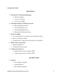 Assembly Language Programming (Part 1) 2 7