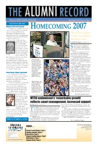 Dec 2007 Alumni Record
