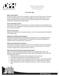 Information About Tick Paralysis? Adapted From: CDC