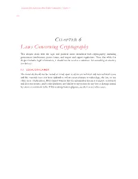 Laws Concerning Cryptography