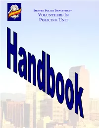 Volunteers in Policing Unit