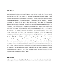 ABSTRACT This Master's Thesis Is Depicting the Development of The
