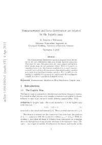 Kumaraswamy and Beta Distribution Are Related by the Logistic