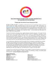 Mga Entertainment Expands Global Licensing Program for Its Hit Collectible Toy Line Num Noms