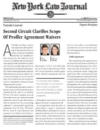 Second Circuit Clarifies Scope of Proffer Agreement Waivers