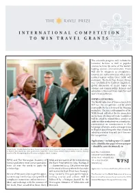 Competition for Science Journalists