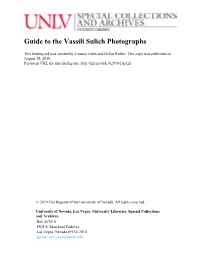 Guide to the Vassili Sulich Photographs