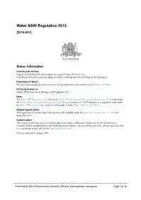 NSW Legislation Website, and Is Certified As the Form of That Legislation That Is Correct Under Section 45C of the Interpretation Act 1987