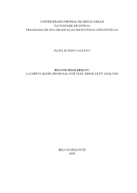 Beyond Readability: a Corpus-Based Proposal for Text Difficulty Analysis