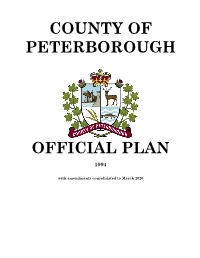 County of Peterborough Official Plan Has Two Functions